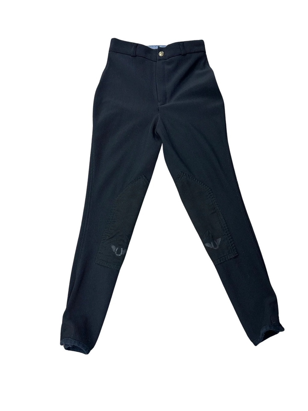 tuffrider Kids Black Riding Breeches Size 16